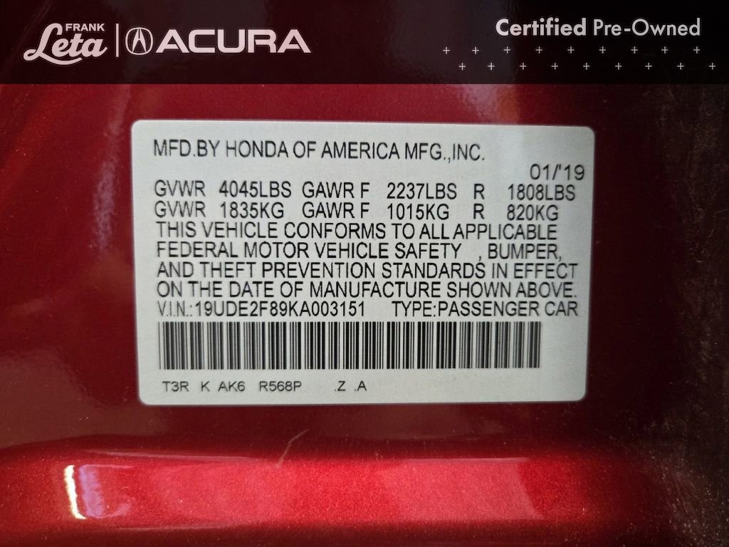 Used 2019 Acura ILX FWD image 26