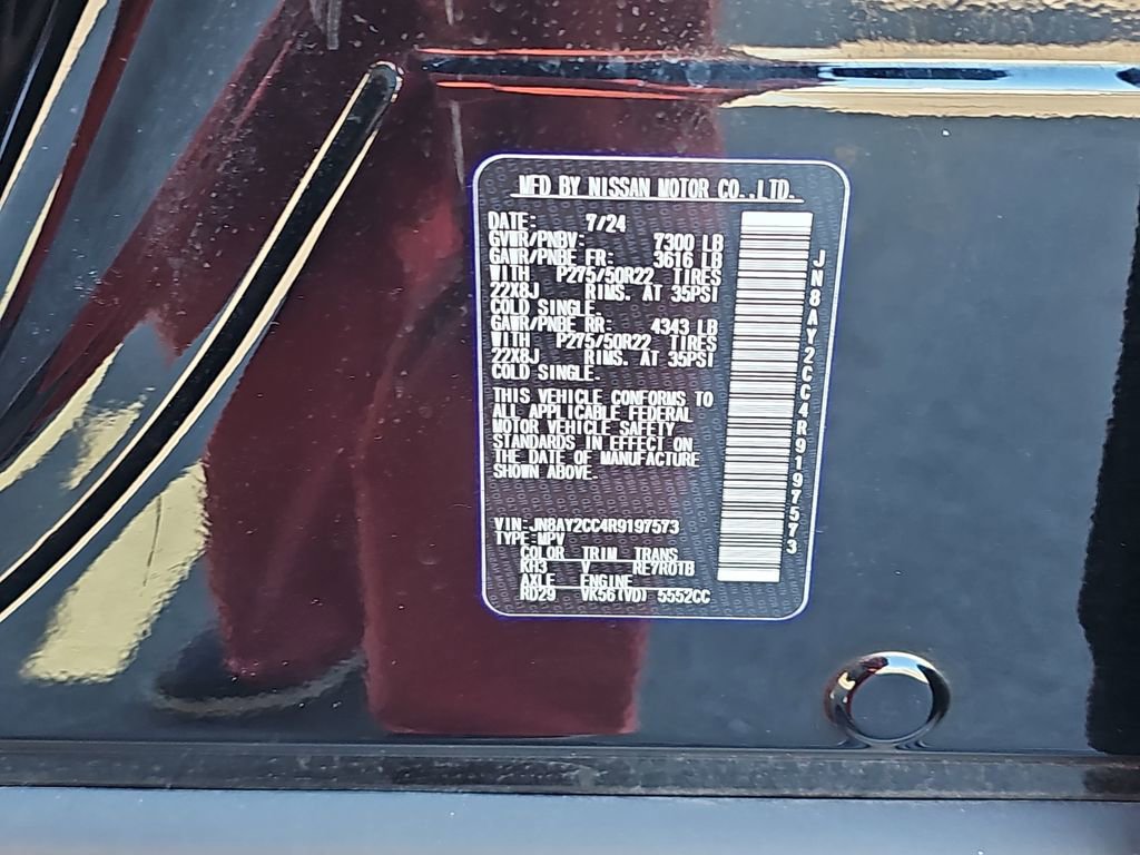 Used 2024 Nissan Armada Platinum image 40