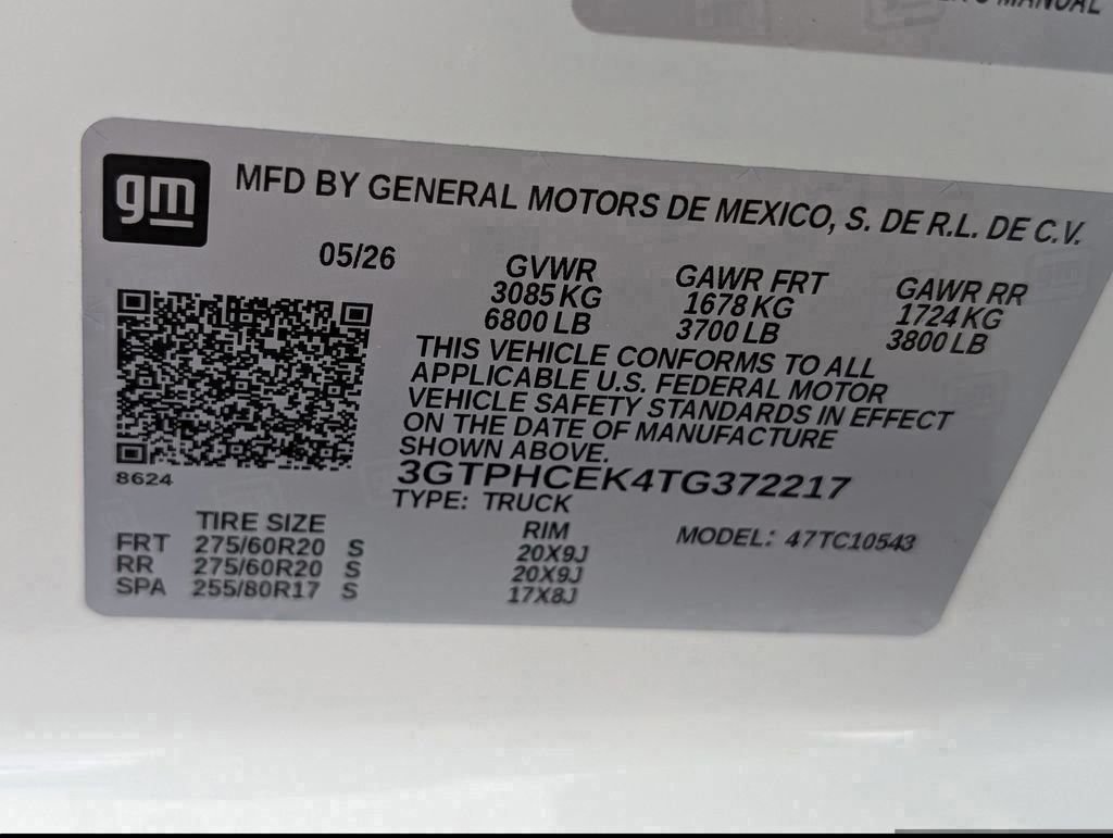 New 2026 GMC Sierra 1500 Elevation w/ Elevation Select Package RWD image 44