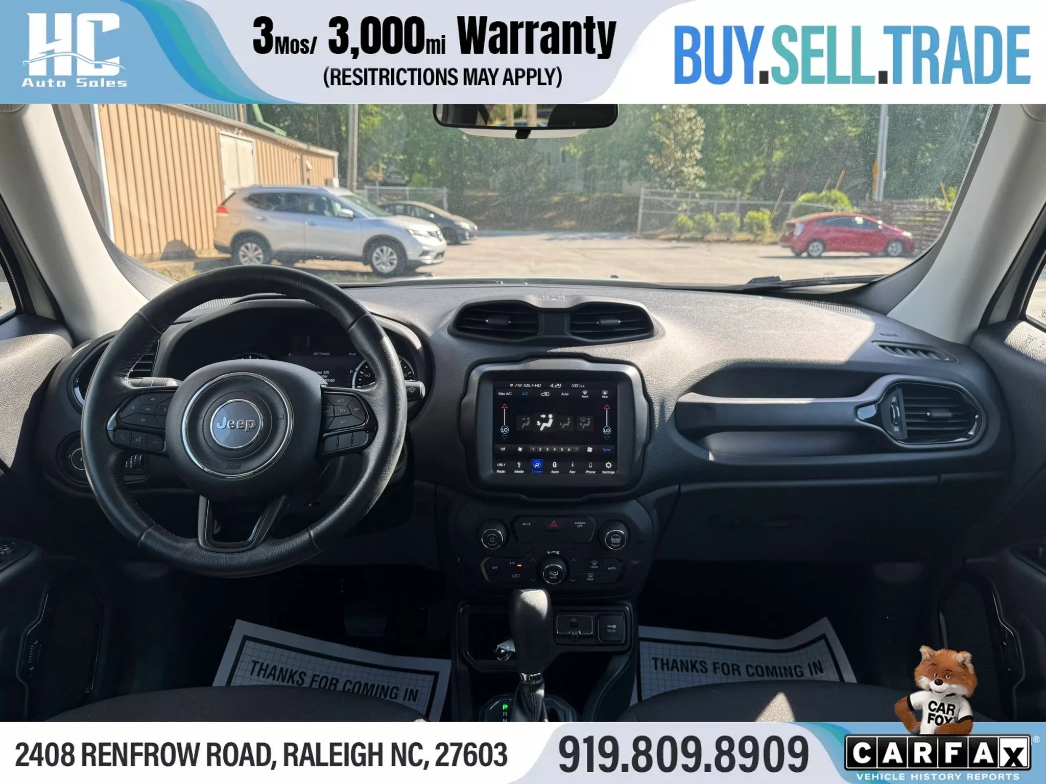 Used 2018 Jeep Renegade Altitude w/ UConnect 8.4 Nav Group FWD image 23