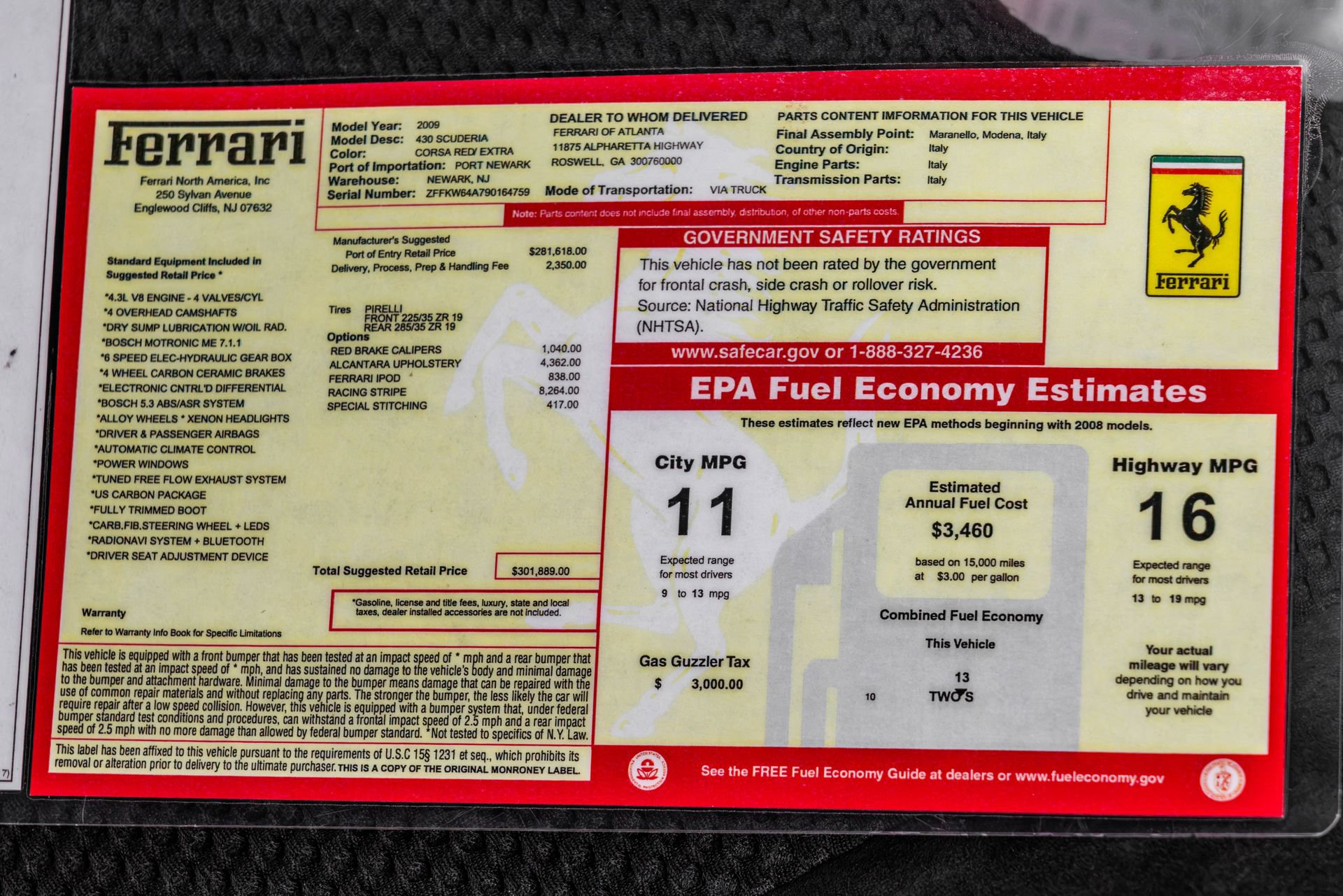 Used 2009 Ferrari F430 Scuderia RWD image 25