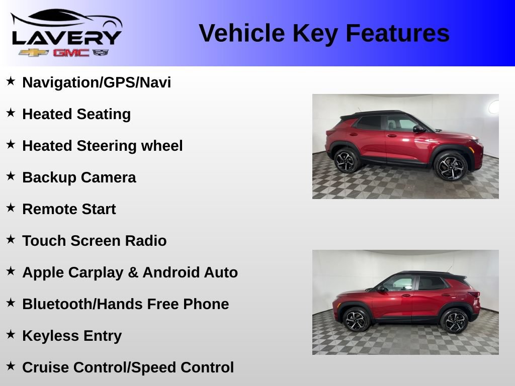 Used 2021 Chevrolet TrailBlazer RS w/ Convenience Package AWD/4WD image 2