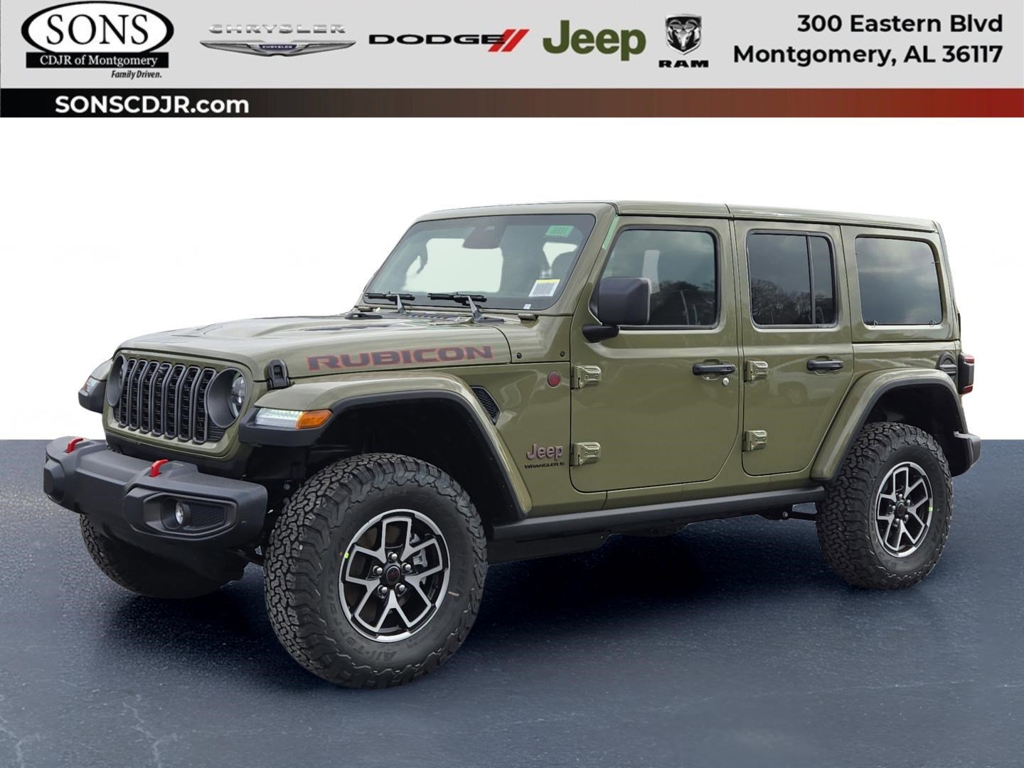 New 2026 Jeep Wrangler Unlimited Rubicon w/ Safety Group AWD/4WD image 1