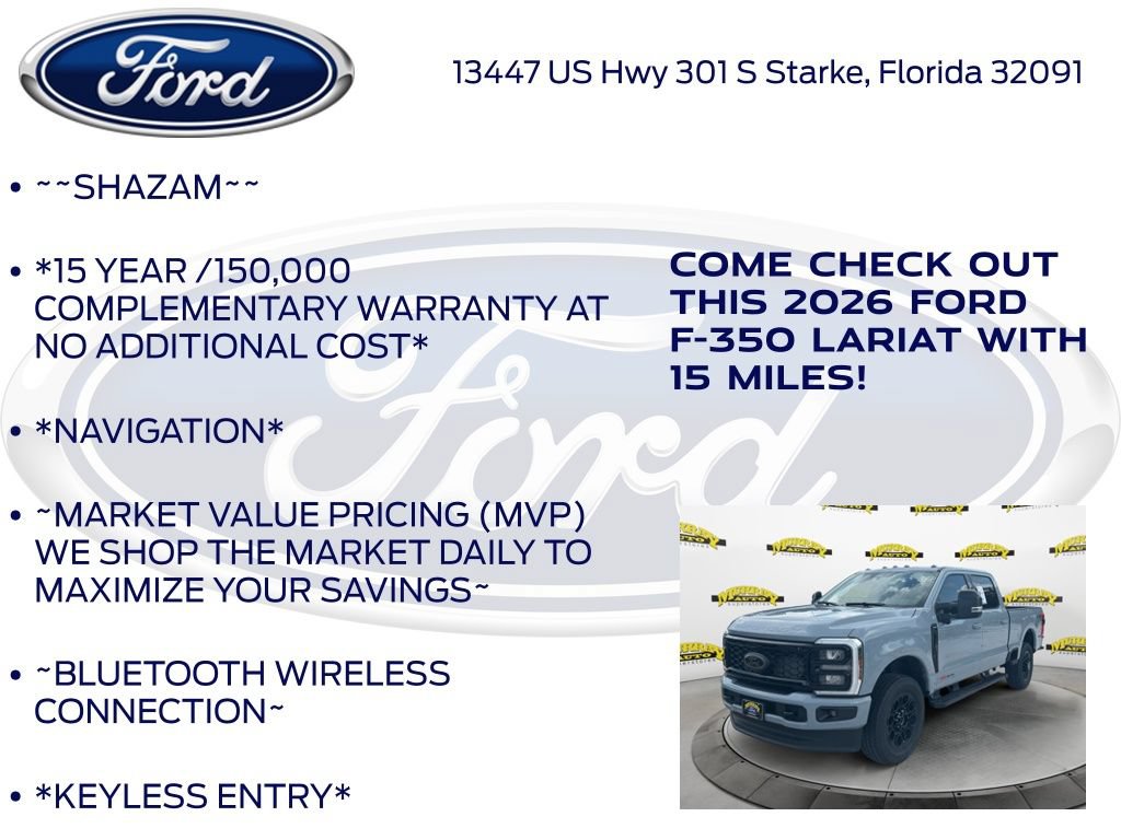 New 2026 Ford F350 Lariat w/ Black Appearance Package AWD/4WD image 5