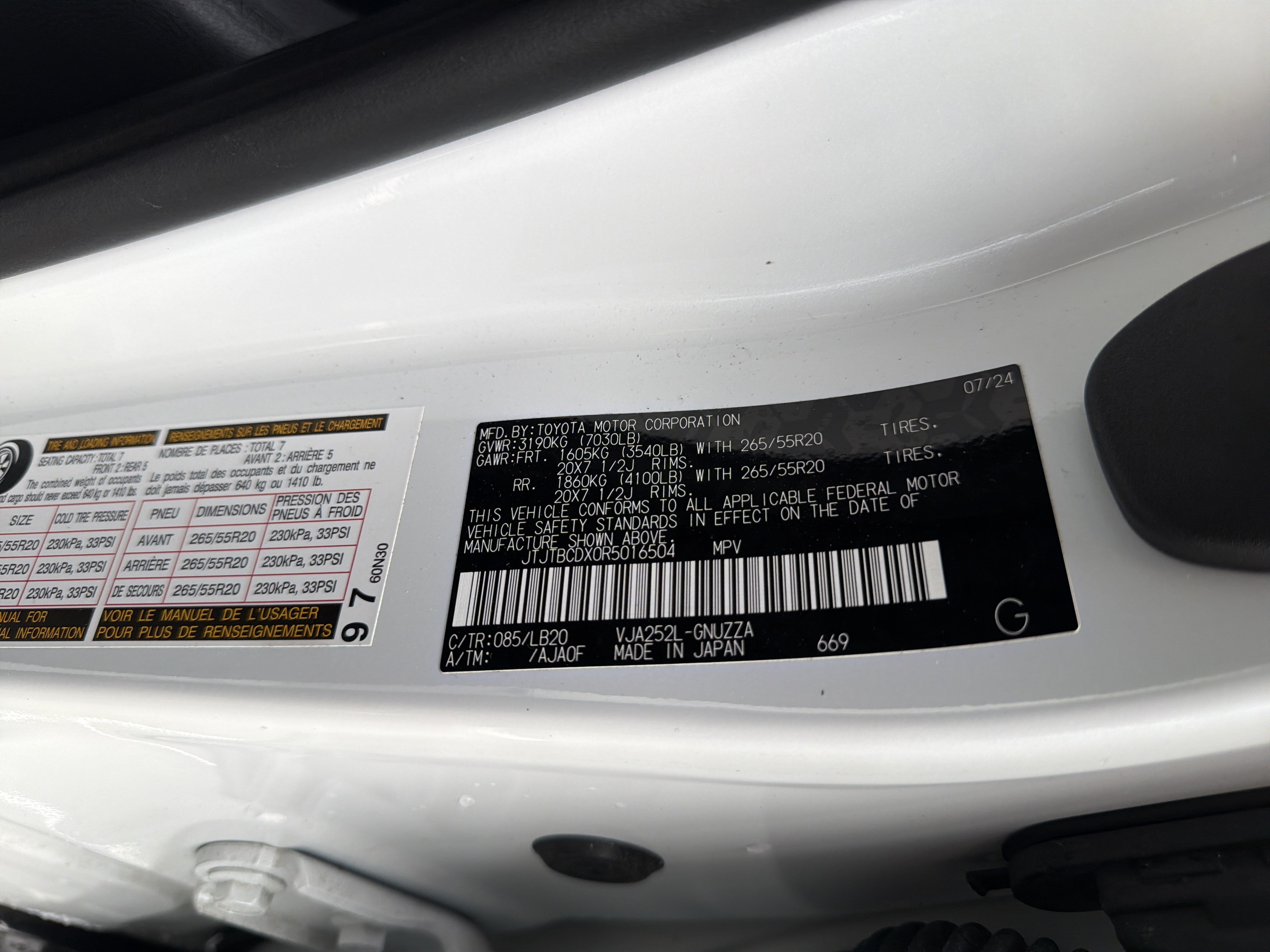 Certified 2024 Lexus GX 550 w/ Accessory Package (Z1) AWD/4WD image 48