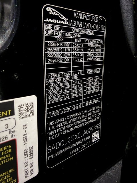 Used 2020 Jaguar F-PACE R-Sport image 36