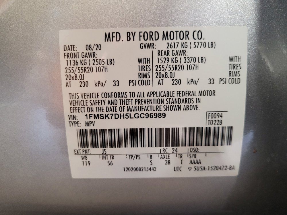 Used 2020 Ford Explorer XLT w/ Equipment Group 202A image 33