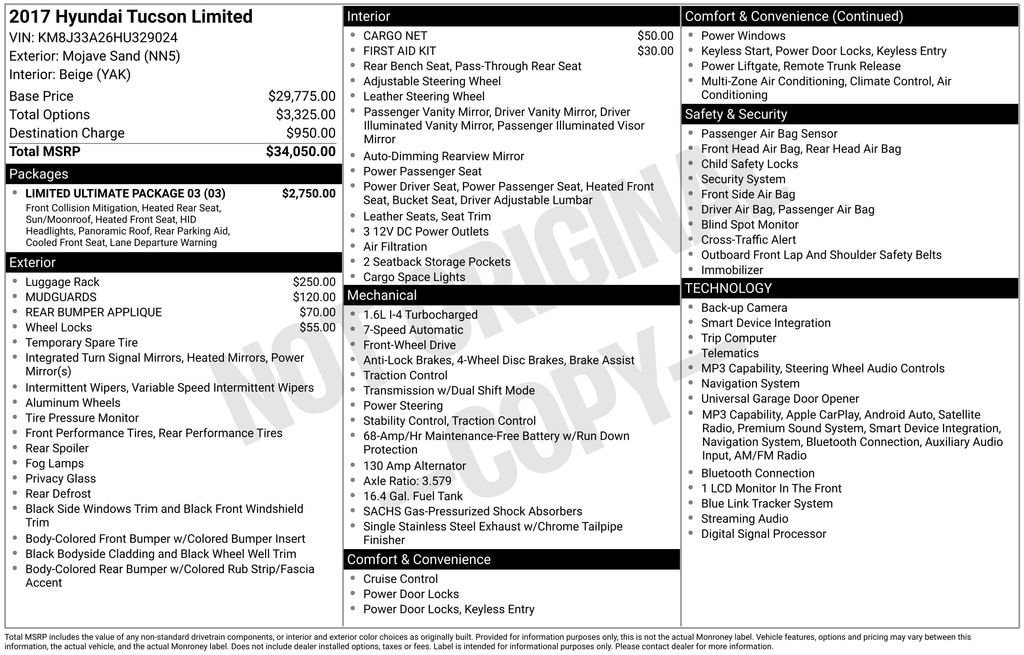 Used 2017 Hyundai Tucson Limited w/ Limited Ultimate Package 03 FWD image 10