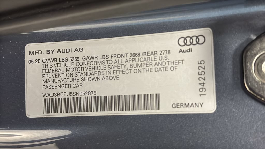 Used 2025 Audi A5 2.0T Prestige w/ 19" Wheel Package AWD/4WD image 27