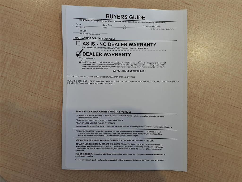 Certified 2024 Toyota Land Cruiser 1958 image 37