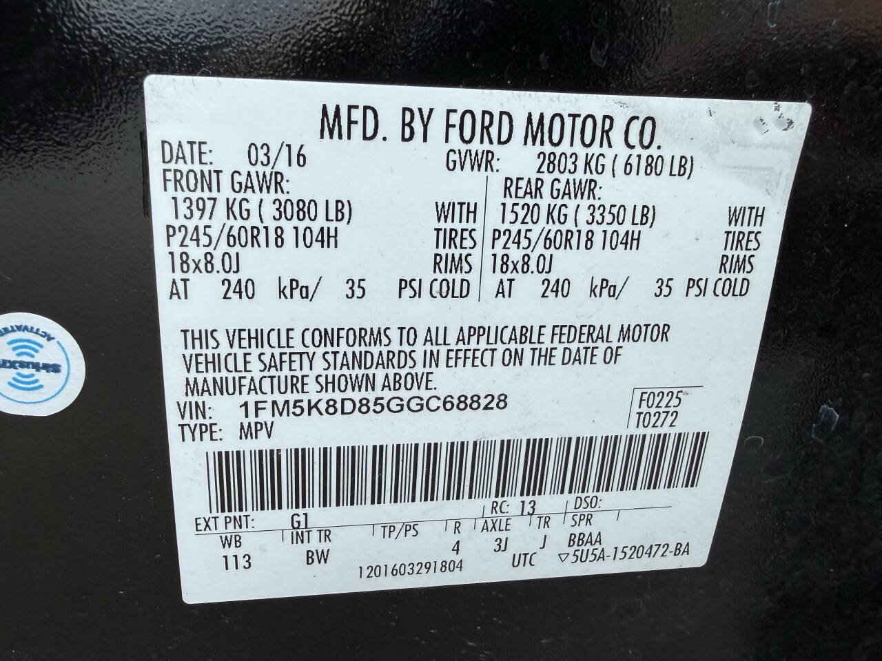 Used 2016 Ford Explorer XLT w/ Equipment Group 202A AWD/4WD image 31