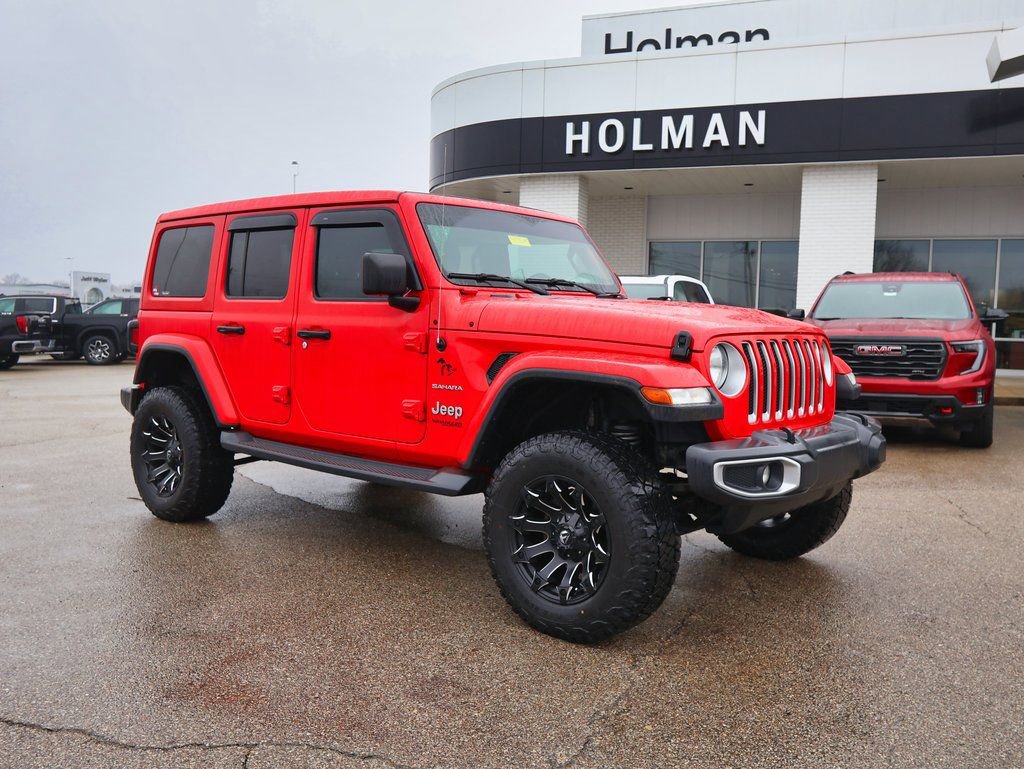 Used 2018 Jeep Wrangler Unlimited Sahara image 1