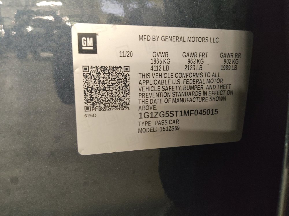 Used 2021 Chevrolet Malibu RS FWD image 33