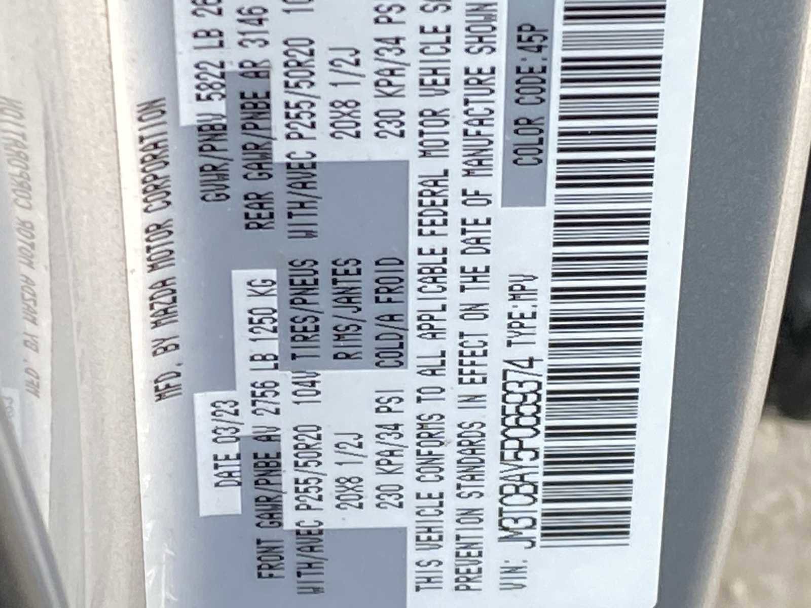 Used 2023 MAZDA CX-9 Touring Plus image 32