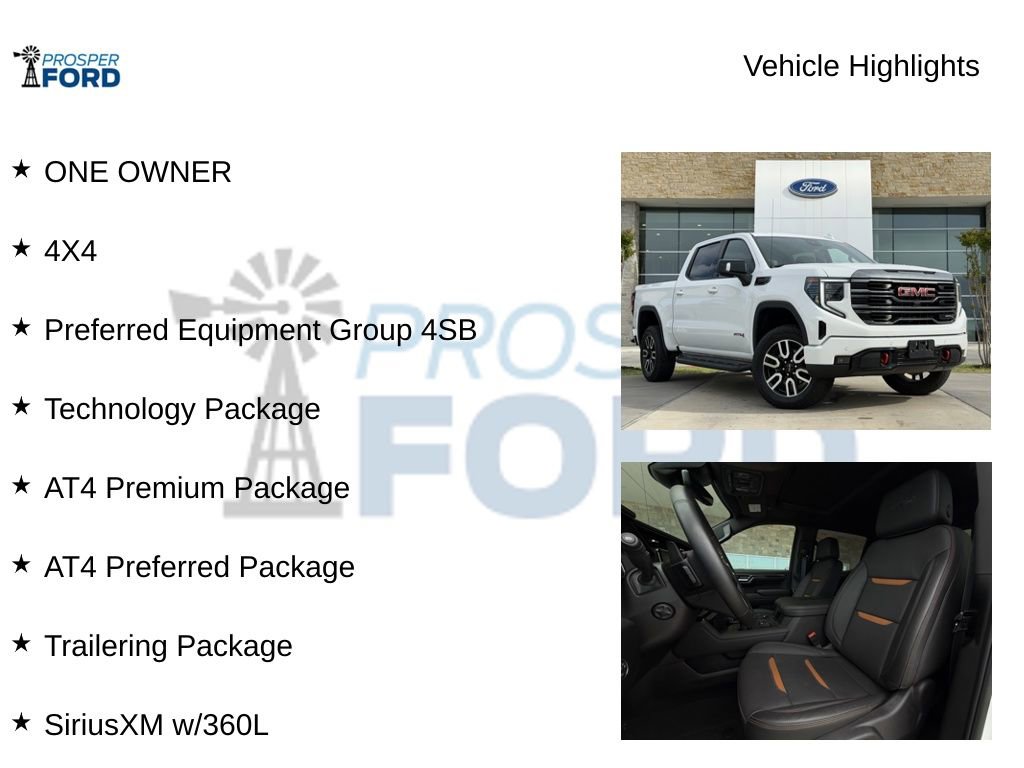 Used 2024 GMC Sierra 1500 AT4 w/ Technology Package AWD/4WD image 5