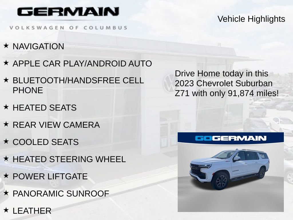 Used 2023 Chevrolet Suburban Z71 w/ Luxury Package image 6