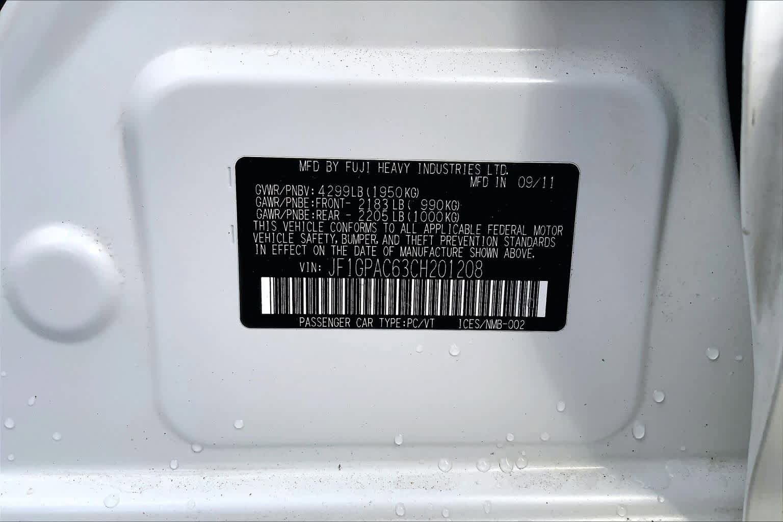 Used 2012 Subaru Impreza 2.0i Premium AWD/4WD image 32