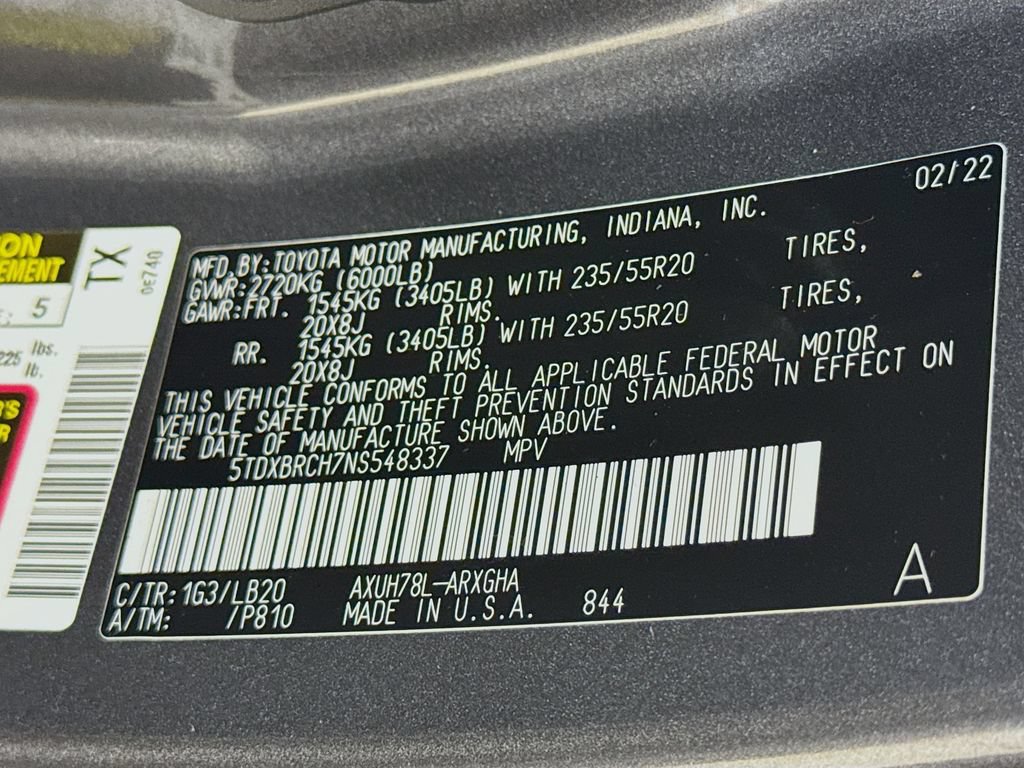 Used 2022 Toyota Highlander Limited AWD/4WD image 29