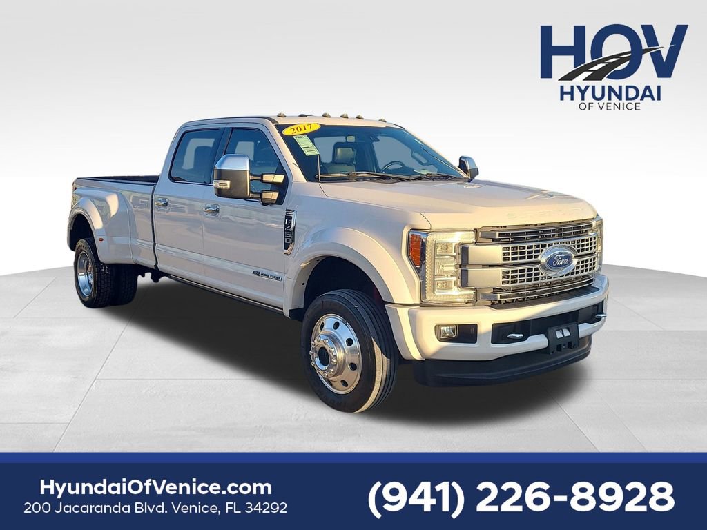 Used 2017 Ford F450 Platinum w/ Platinum Ultimate Package image 1