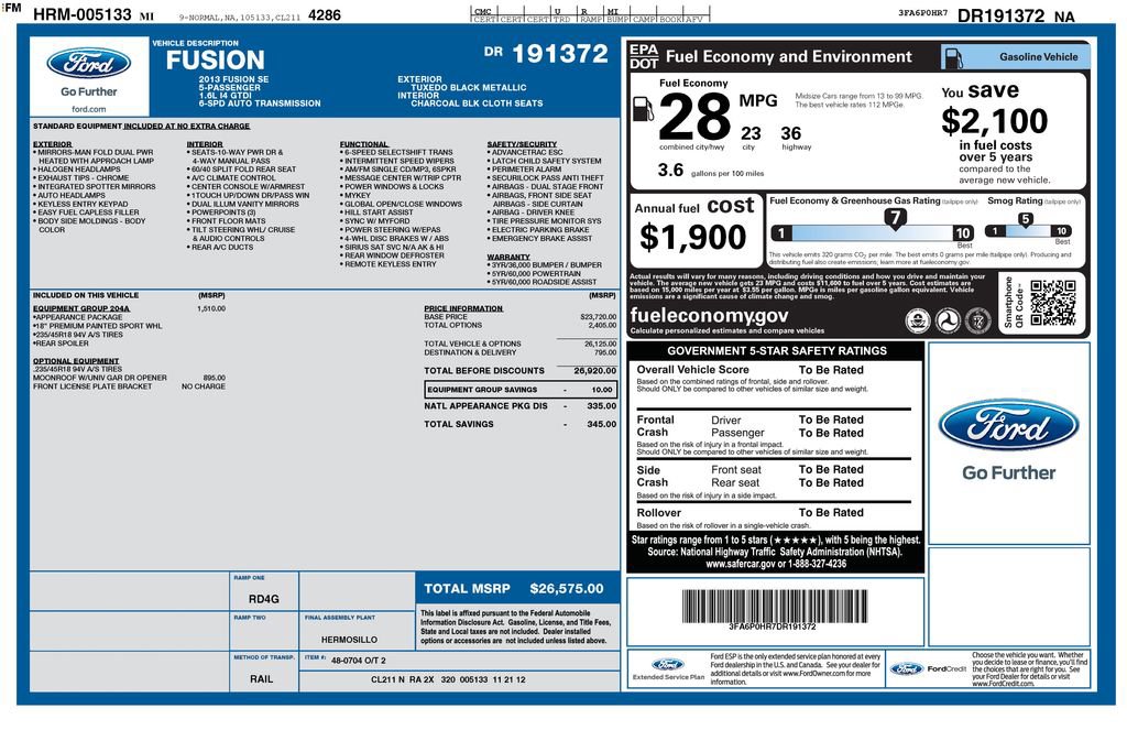 Used 2013 Ford Fusion SE image 13