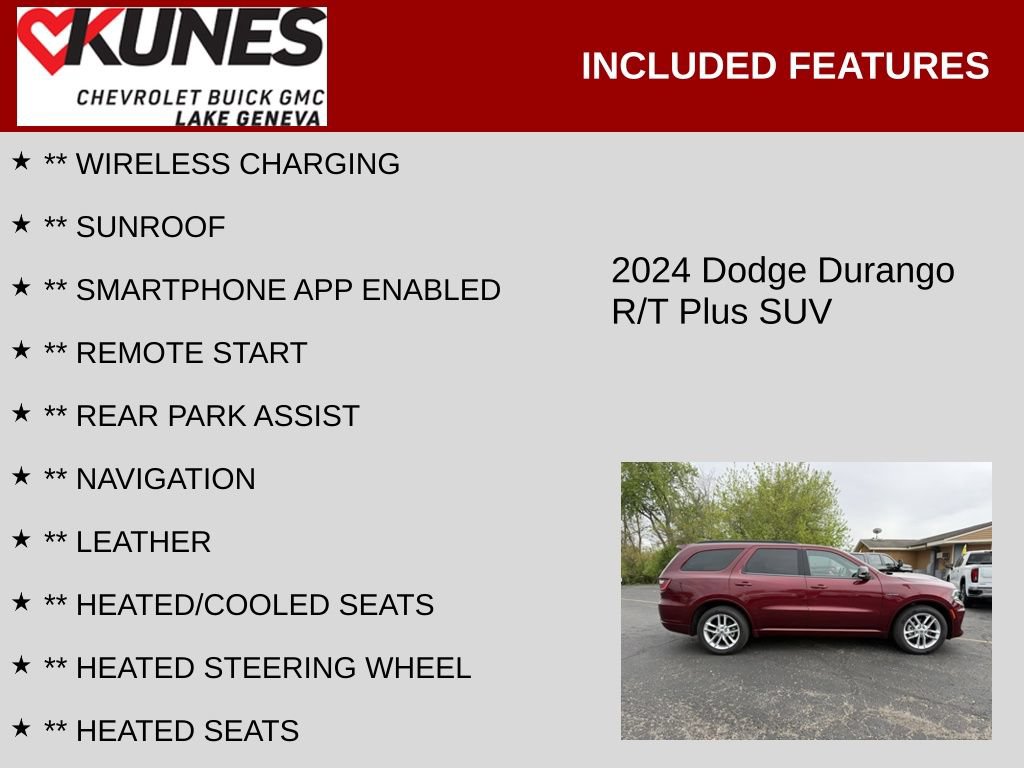 Used 2024 Dodge Durango R/T AWD/4WD image 2