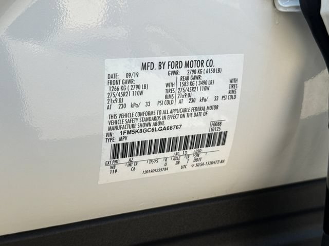 Used 2020 Ford Explorer ST w/ ST High-Performance Pack AWD/4WD image 30