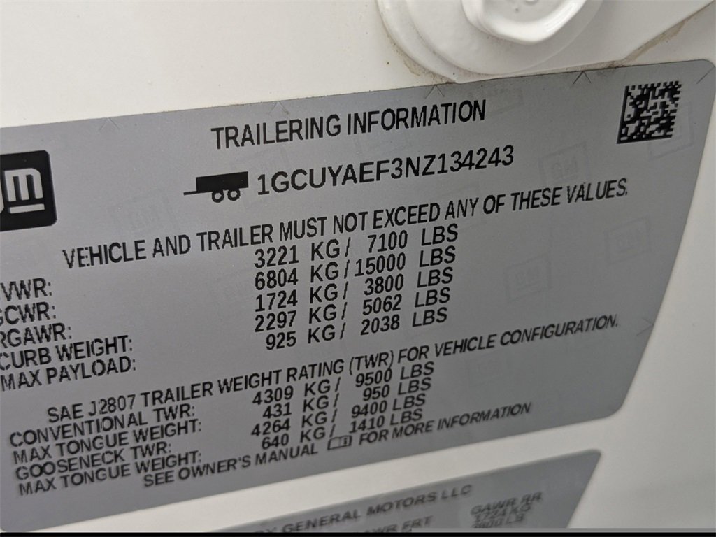 Used 2022 Chevrolet Silverado 1500 W/T w/ WT Fleet Convenience Package image 20