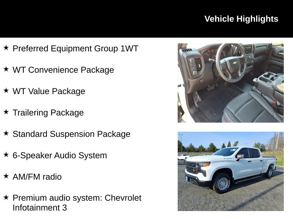 Used 2023 Chevrolet Silverado 1500 W/T w/ WT Value Package image 6