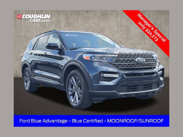 Certified 2024 Ford Explorer XLT w/ Equipment Group 202A AWD/4WD 360° Tour