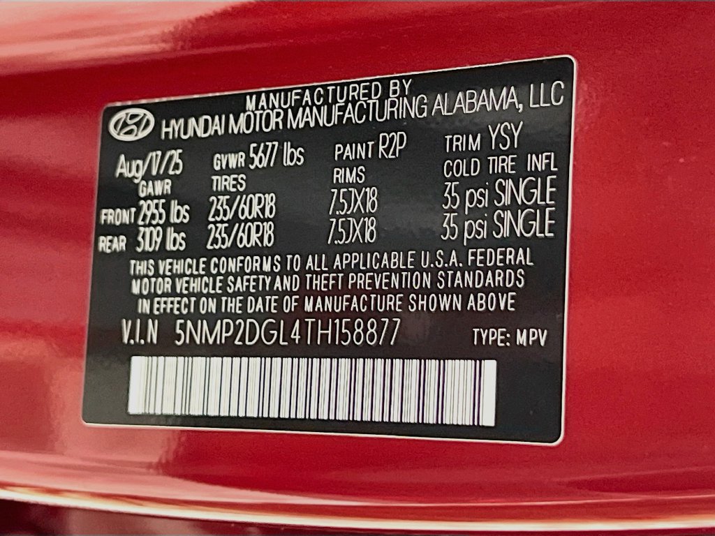 Certified 2026 Hyundai Santa Fe SEL AWD/4WD image 25