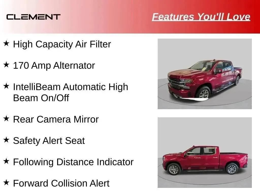 Used 2019 Chevrolet Silverado 1500 High Country w/ Technology Package AWD/4WD image 98