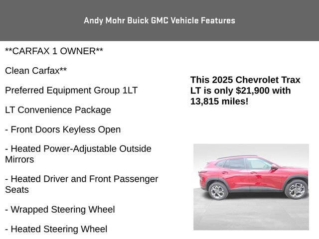 Used 2025 Chevrolet Trax LT w/ LT Convenience Package FWD image 4