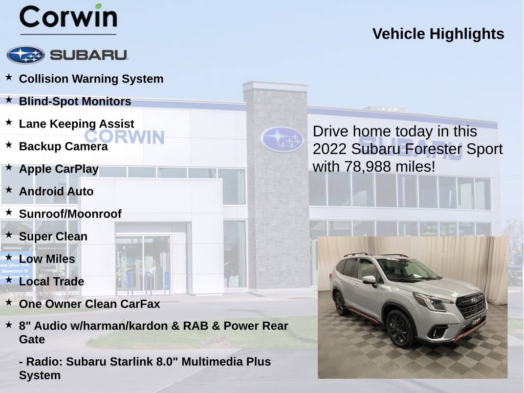 Used 2022 Subaru Forester Sport AWD/4WD image 6