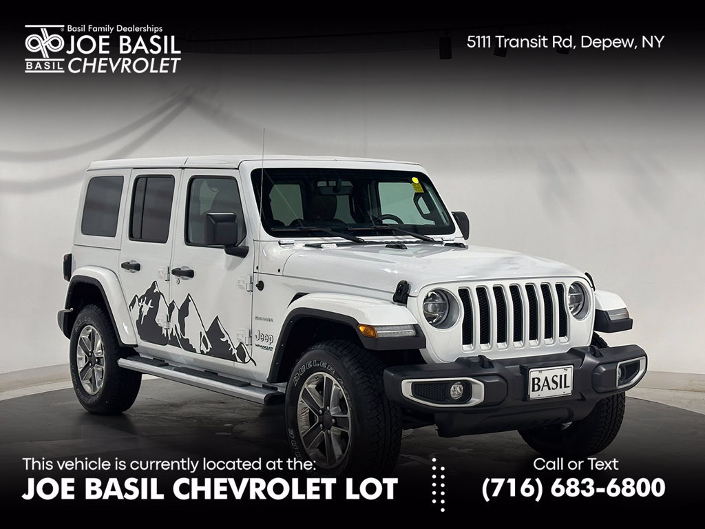Used 2022 Jeep Wrangler Unlimited Sahara w/ LED Lighting Group AWD/4WD image 1