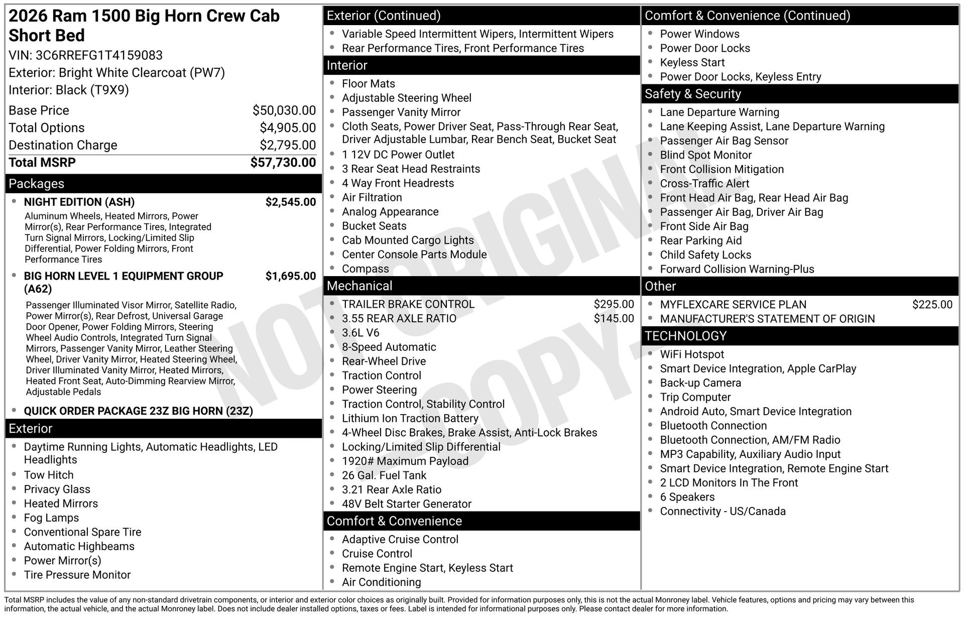 Used 2026 RAM 1500 Big Horn w/ Night Edition RWD image 41