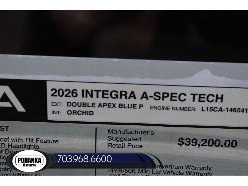 New 2026 Acura Integra A-Spec FWD image 36