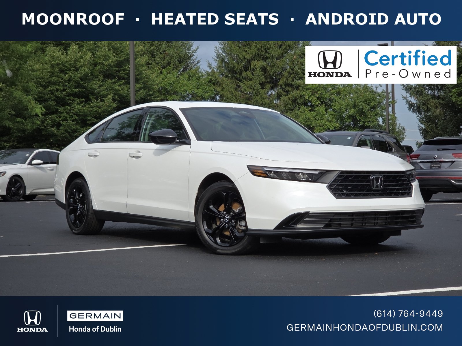 Certified 2025 Honda Accord SE