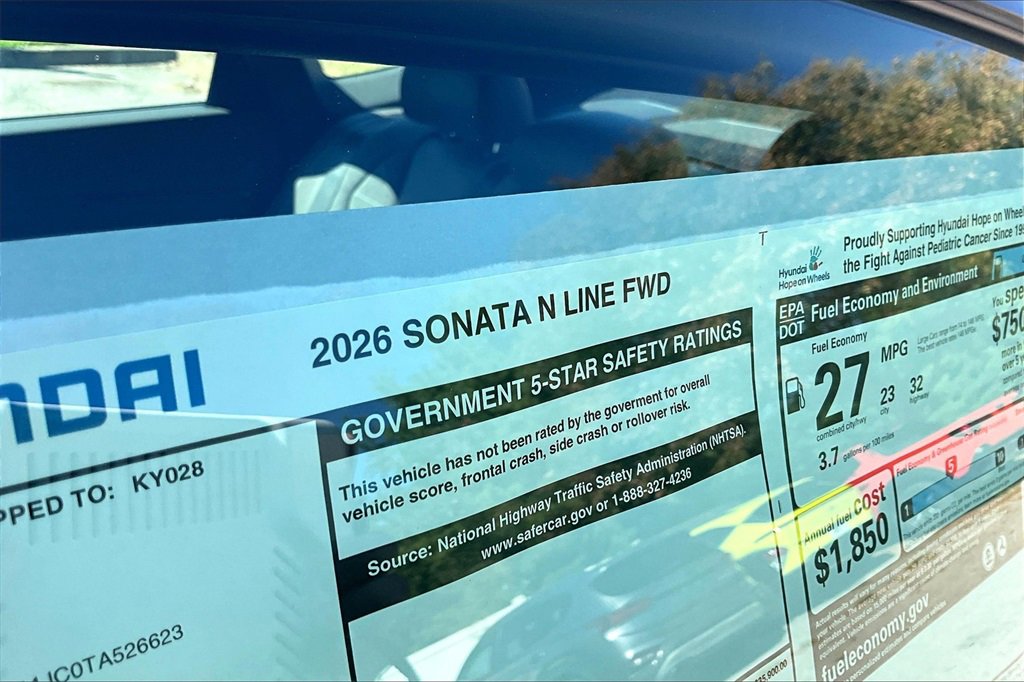 New 2026 Hyundai Sonata N Line image 12