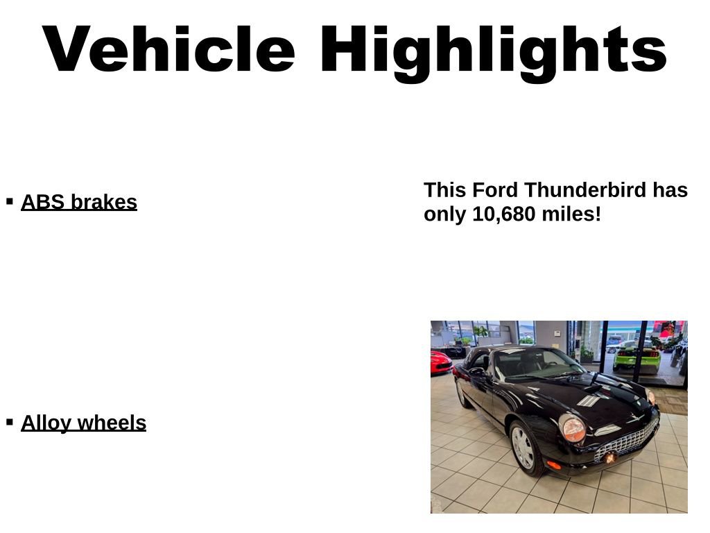 Used 2002 Ford Thunderbird image 44