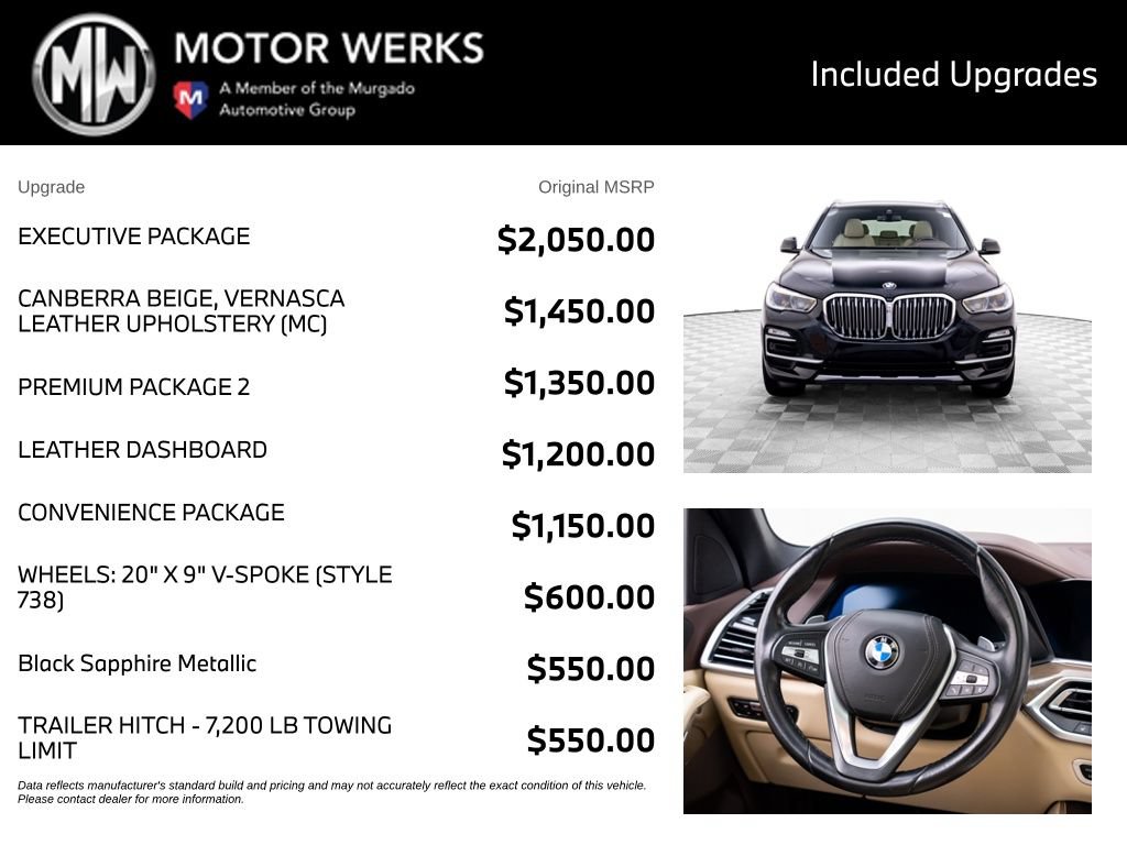 Used 2019 BMW X5 xDrive40i w/ Executive Package AWD/4WD image 4