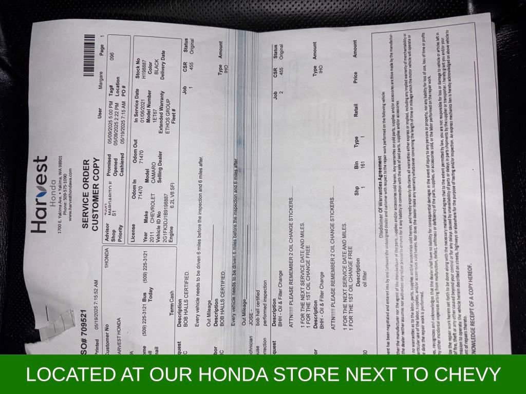 Used 2011 Chevrolet Camaro SS w/ RS Package image 19