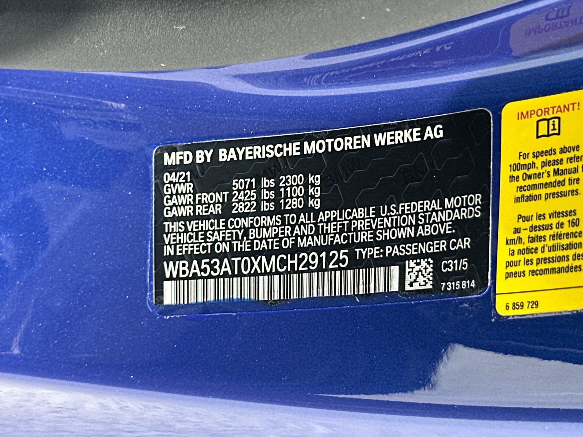 Used 2021 BMW M440i Convertible w/ Premium Package RWD image 34