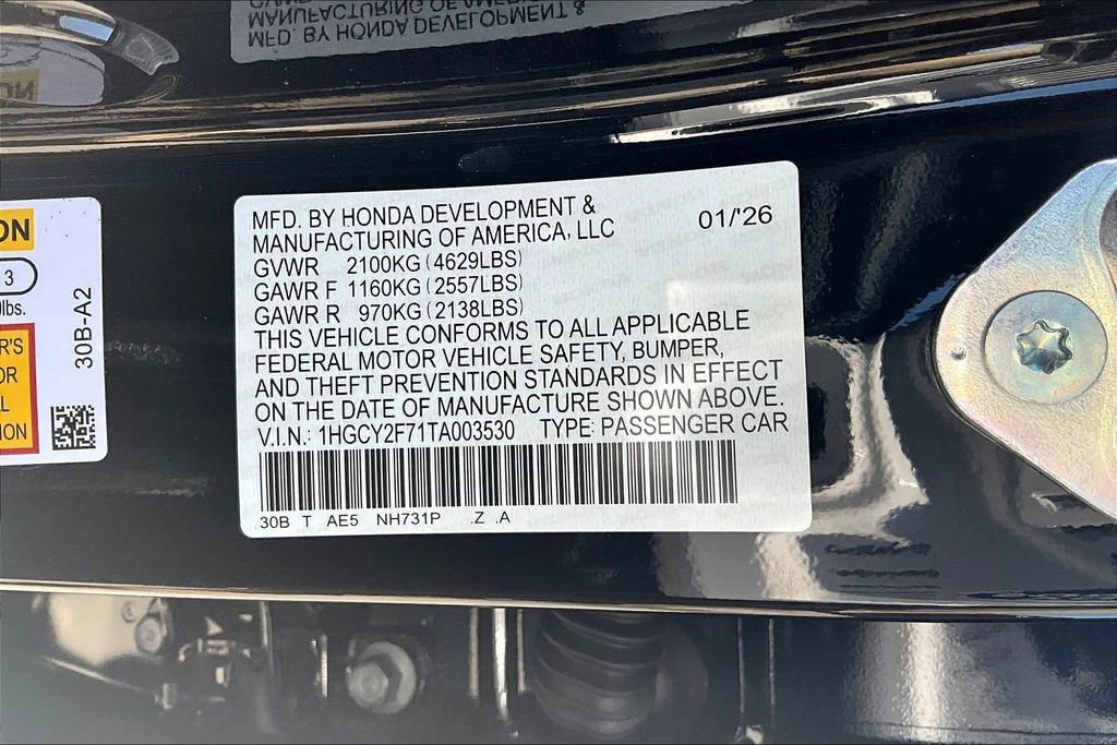 New 2026 Honda Accord Sport image 8