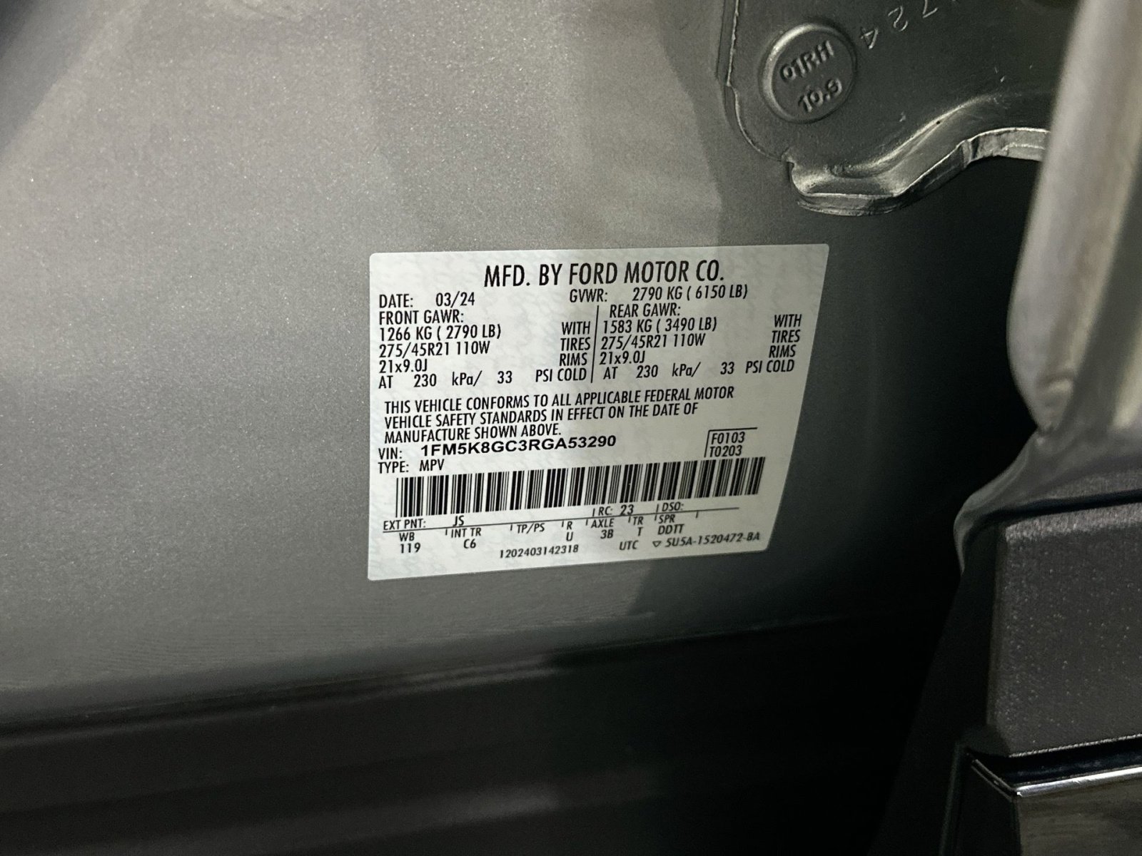 Used 2024 Ford Explorer ST w/ Equipment Group 401A image 43