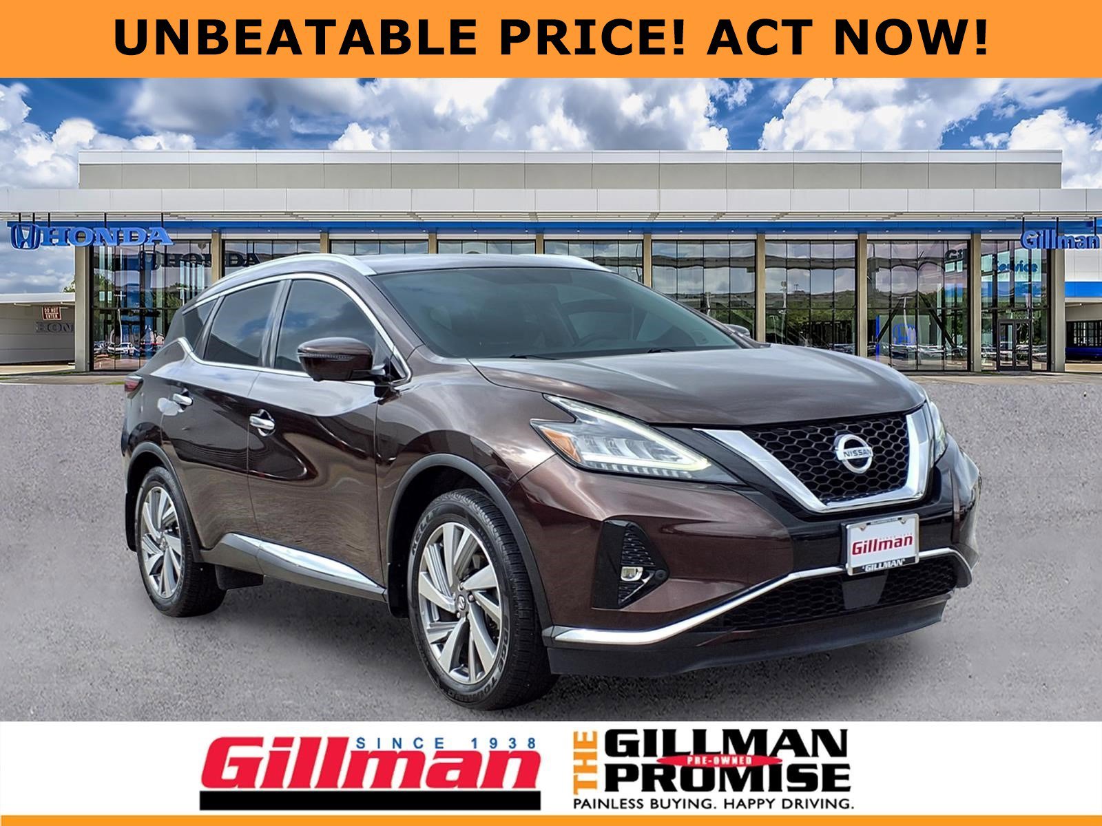 Used 2019 Nissan Murano SL w/ Cargo Package