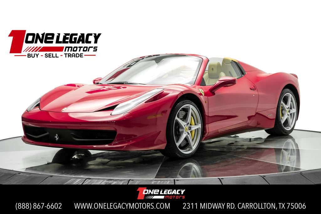 Used 2014 Ferrari 458 Spider RWD image 1