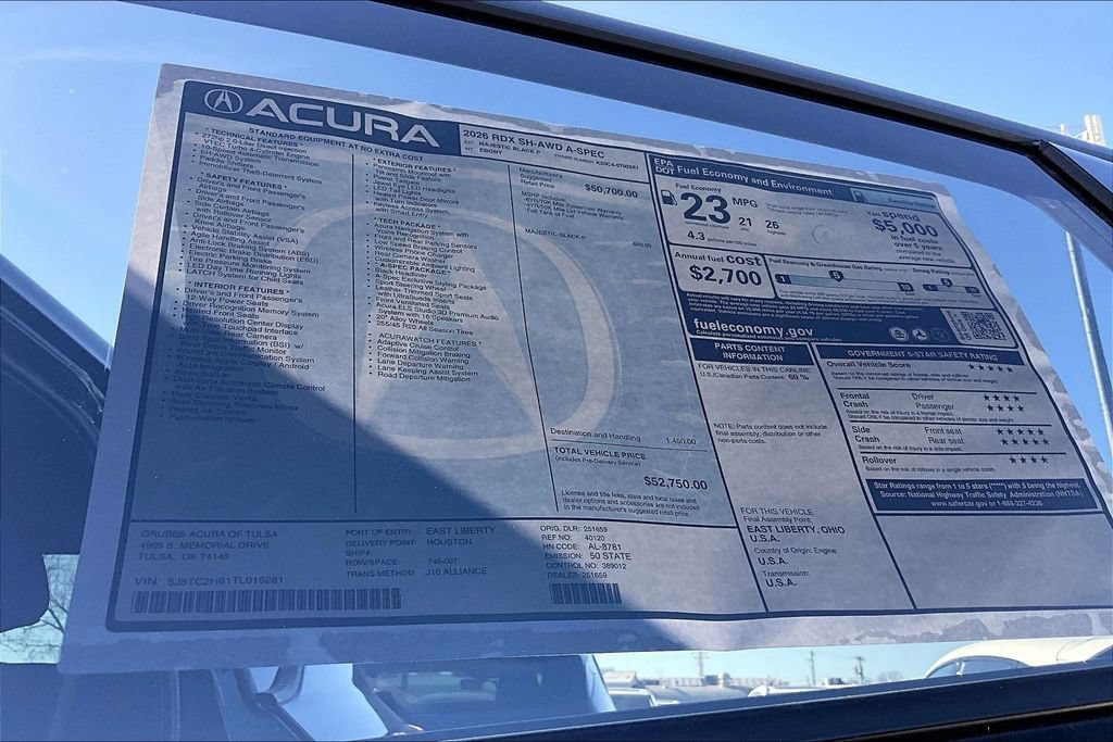 New 2026 Acura RDX w/ Advance Package AWD/4WD image 31