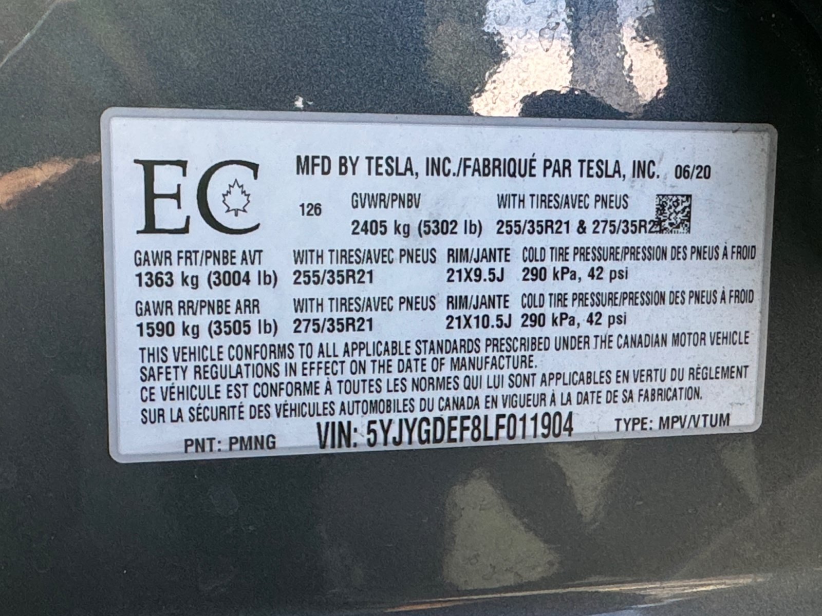 Used 2020 Tesla Model Y Performance AWD/4WD image 16