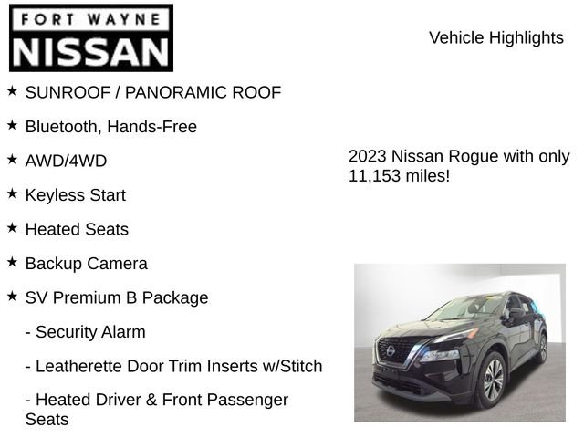 Used 2023 Nissan Rogue SV w/ SV Premium B Package image 8