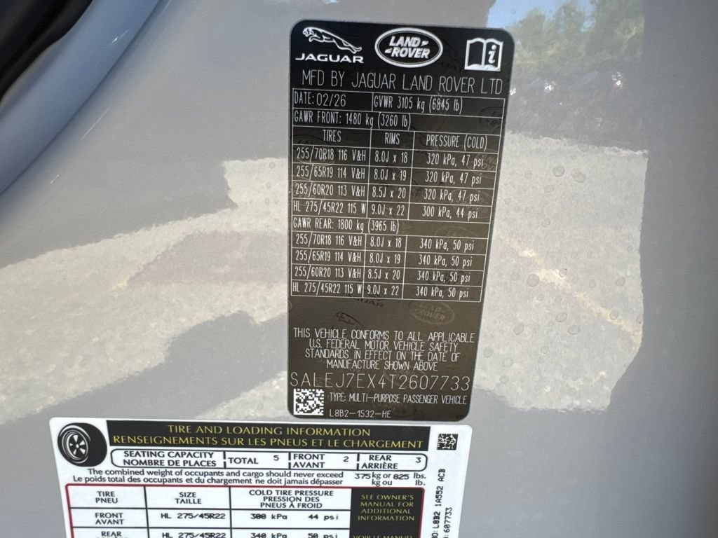 New 2026 Land Rover Defender 110 S AWD/4WD image 29